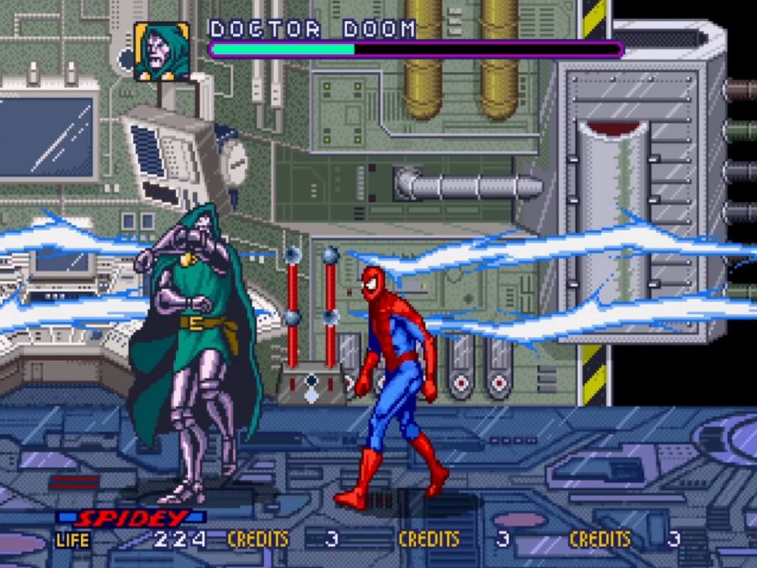 Spider-Man The Video Game - геймплей игры Arcade